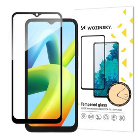 Xiaomi Redmi A2/Redmi A1 üvegfólia Wozinsky Full Glue 9H fekete kere-9145576275009 9 kép