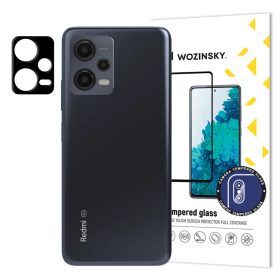   Xiaomi Redmi Note 12 5G/Poco X5 5G Wozinsky Full Camera Glass 9H kameralencse védő üvegfólia fekete