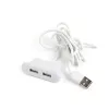 Bútorba építhető USB elosztó, hosszabbító fehér (2xUSB-A)- 1 kép