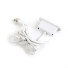 Bútorba építhető USB elosztó, hosszabbító fehér (2xUSB-A)- 2 kép