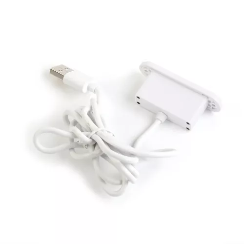 Bútorba építhető USB elosztó, hosszabbító fehér (2xUSB-A)- 2 kép