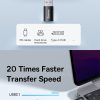 Baseus ZJJQ000103 Ingenuity Mini OTG Type-C Usb A adapter  fekete-6932172605803 4 kép