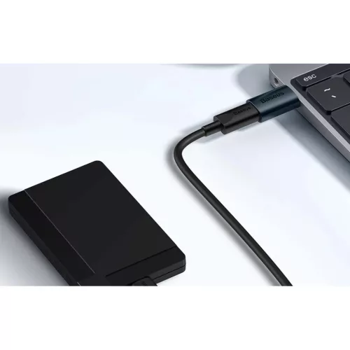Baseus ZJJQ000103 Ingenuity Mini OTG Type-C Usb A adapter  fekete-6932172605803 6 kép
