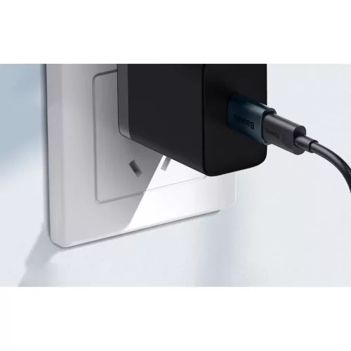 Baseus ZJJQ000103 Ingenuity Mini OTG Type-C Usb A adapter  fekete-6932172605803 7 kép
