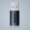 Baseus ZJJQ000103 Ingenuity Mini OTG Type-C Usb A adapter  fekete-6932172605803 9 kép