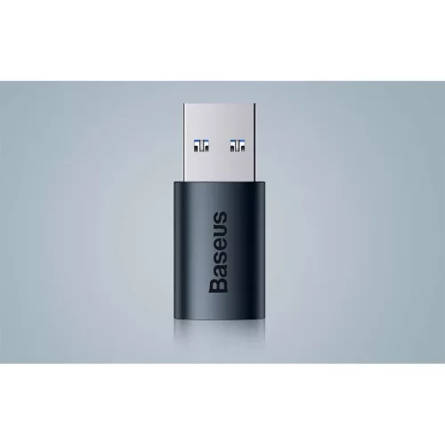 Baseus ZJJQ000103 Ingenuity Mini OTG Type-C Usb A adapter  fekete-6932172605803 9 kép
