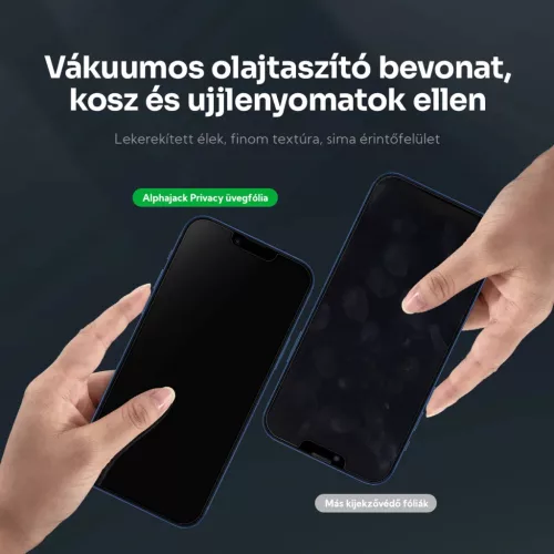 Samsung Galaxy S23+ Plus Privacy kijelzővédő üvegfólia 0.33mm 9H - 6 kép