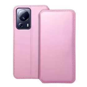 Xiaomi 13 Lite Dual Pocket fliptok világos rózsaszín