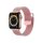 Apple Watch 42/44/45mm Karkötős óraszíj Milan világos rózsaszín