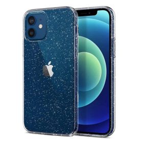 iPhone 12 Pro Max Crystal Glitter Tok ezüst-5900217412441 7 kép