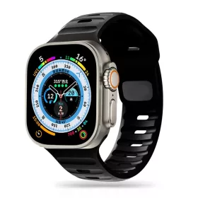   Apple Watch 4/5/6/7/8/9/10/11/SE/Ultra (42/44/45/49mm) Tech-Protect Iconband Line szíj fekete