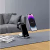 Tech-Protect QI15W-A26 3 az 1-ben vezeték nélküli töltő fekete-9490713934487 6 kép