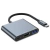 Tech-Protect V1-HUB adapter 3 az 1-ben szürke-9490713935248 1 kép