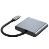 Tech-Protect V1-HUB adapter 3 az 1-ben szürke-9490713935248 4 kép