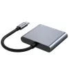 Tech-Protect V1-HUB adapter 3 az 1-ben szürke-9490713935248 4 kép