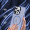 iPhone 15 Plus MagSafe-kompatibilis áttetsző matt tok égkék Alphaj- 3 kép