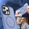 iPhone 15 Plus MagSafe-kompatibilis áttetsző matt tok égkék Alphaj- 4 kép