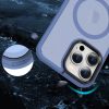 iPhone 15 Plus MagSafe-kompatibilis áttetsző matt tok égkék Alphaj- 7 kép
