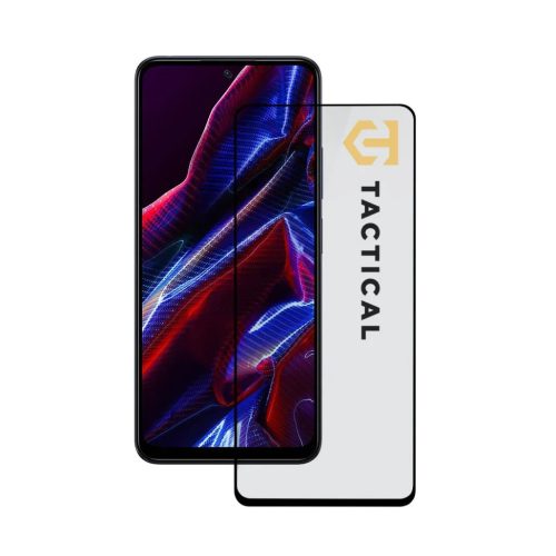 Xiaomi Poco X5 5G Tactical Shield 5D kijelzővédő üvegfólia fekete-8596311206429 3 kép