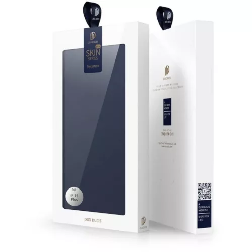 iPhone 15 Plus Dux Ducis Skinpro fliptok kék-6934913025390 2 kép
