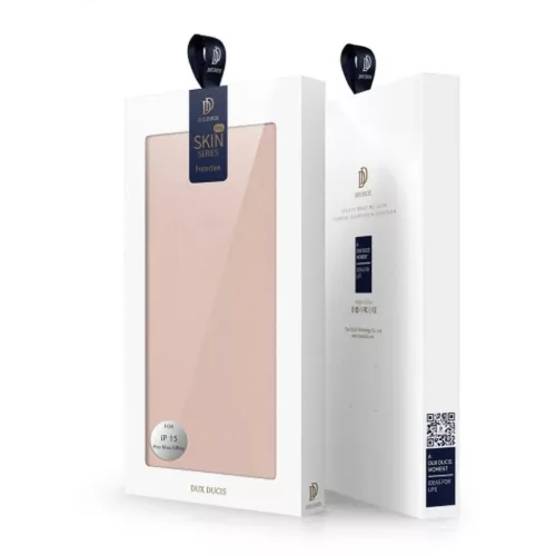 iPhone 15 Pro Dux Ducis Skinpro fliptok rózsaszín-6934913025437 3 kép