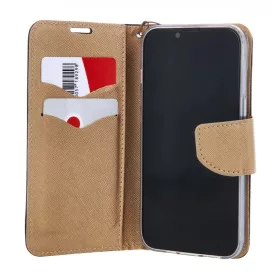 iPhone 15 Plus Fancy fliptok arany-fekete-5900495404756 2 kép