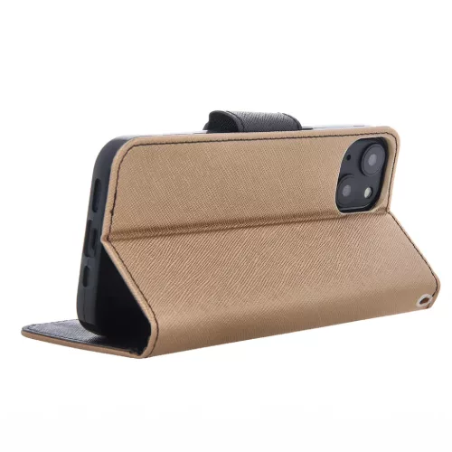 iPhone 15 Plus Fancy fliptok arany-fekete-5900495404756 4 kép
