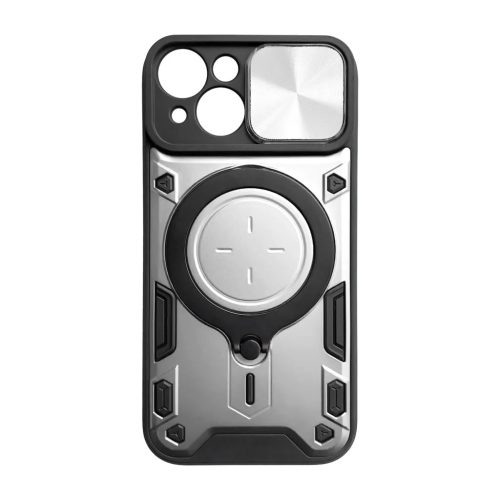 iPhone 15 Ring Armor tok kameralencse védővel, kihajtható támassza- 1 kép