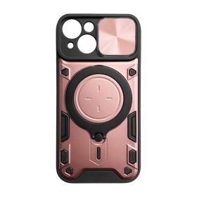 iPhone 15 Ring Armor tok kameralencse védővel, kihajtható támassza- 1 kép