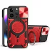 iPhone 15 Pro Ring Armor tok kameralencse védővel, kihajtható táma- 11 kép