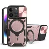 iPhone 15 Pro Ring Armor tok kameralencse védővel, kihajtható táma- 11 kép