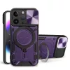 iPhone 15 Pro Ring Armor tok kameralencse védővel, kihajtható táma- 11 kép