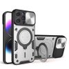iPhone 15 Plus Ring Armor tok kameralencse védővel, kihajtható tám- 11 kép