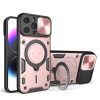 iPhone 15 Plus Ring Armor tok kameralencse védővel, kihajtható tám- 12 kép