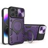 iPhone 15 Plus Ring Armor tok kameralencse védővel, kihajtható tám- 12 kép