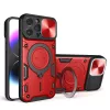 iPhone 15 Pro Max Ring Armor tok kameralencse védővel, kihajtható t- 11 kép