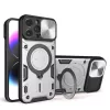 iPhone 15 Pro Max Ring Armor tok kameralencse védővel, kihajtható t- 11 kép