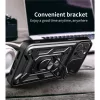 iPhone 15 Plus Ring Lens tok kameralencse védővel, kihajtható mágn- 1 kép