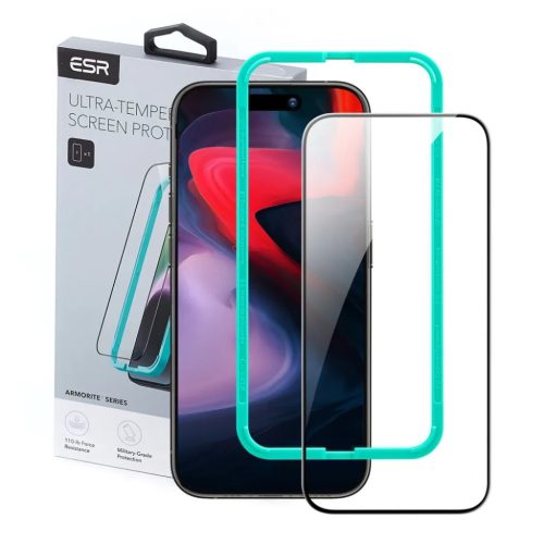  iPhone 15 Plus ESR Armorite üvegfólia fekete-4894240174388 1 kép