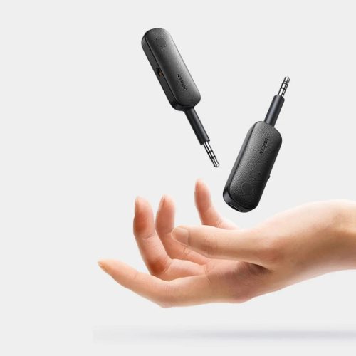 Ugreen bluetooth adó-vevő transmitter mini jack 3,5 mm fekete (CM403-6957303888931 8 kép