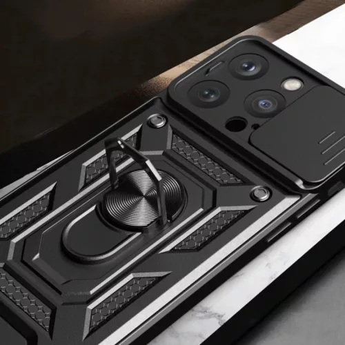 iPhone 15 Pro Max Hybrid Armor Camshield tok rózsaszín-9145576280850 1 kép