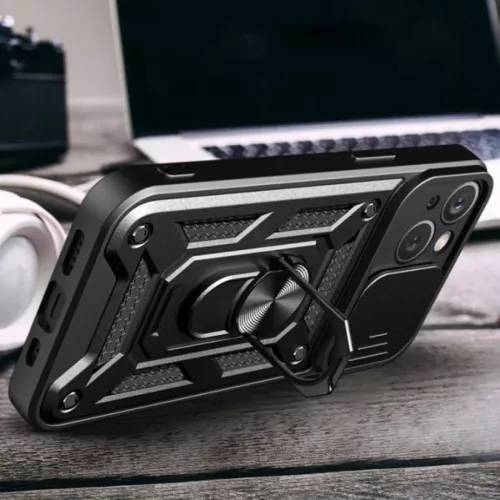 iPhone 15 Plus Hybrid Armor Camshield tok kék-9145576280782 2 kép