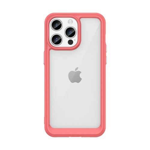 iPhone 15 Pro Outer Space tok piros kerettel