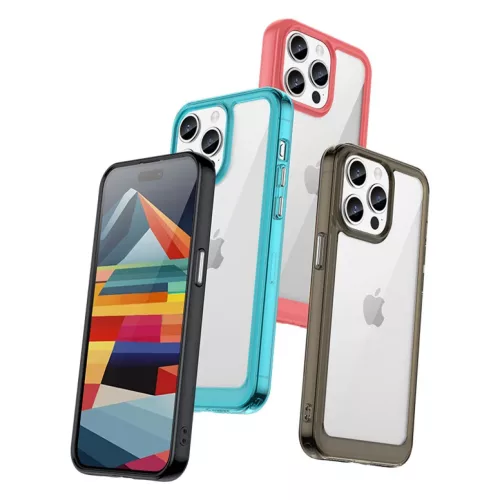 iPhone 15 Pro Outer Space tok piros kerettel-9145576279670 6 kép