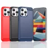 Telefontok iPhone 15 Pro Max Carbon szénszál mintájú TPU tok kék-9145576279489 5 kép