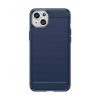 Telefontok iPhone 15 Plus Carbon szénszál mintájú TPU tok kék-9145576279441 4 kép