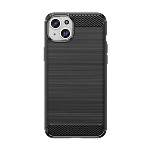 Telefontok iPhone 15 Plus Carbon szénszál mintájú TPU tok fekete-9145576279434 8 kép