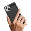 Telefontok iPhone 15 Plus Carbon szénszál mintájú TPU tok fekete-9145576279434 5 kép
