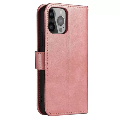iPhone 15 Pro Max Mágneses fliptok rózsaszín-9145576279328 2 kép