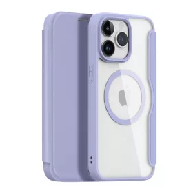 iPhone 15 Pro Max Dux Ducis Skin X Pro Magsafe mágneses fliptok lila-6934913025284 1 kép